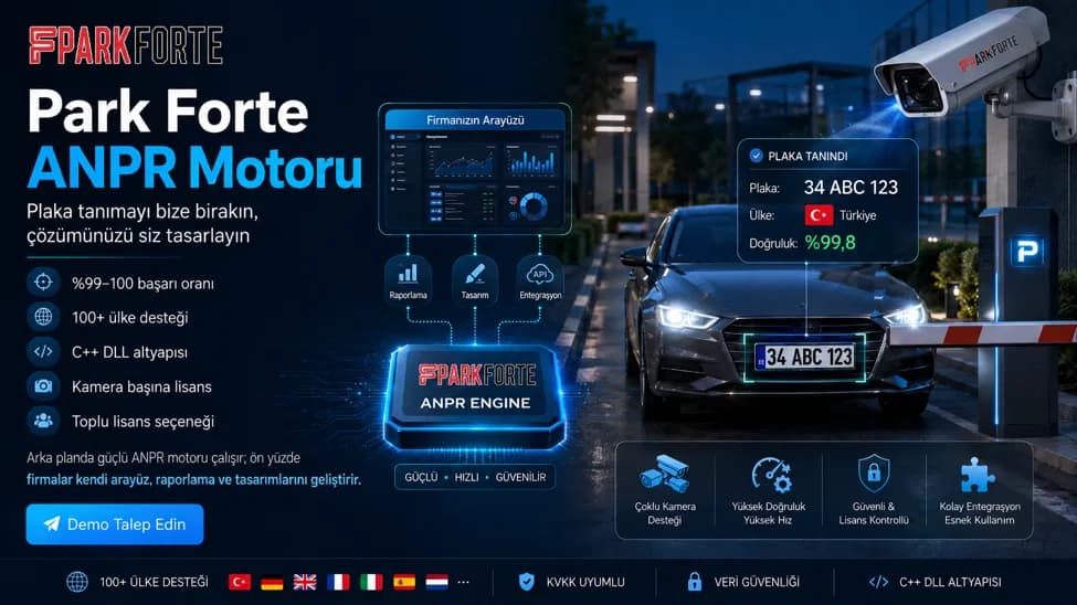 Park Forte ANPR Motoru — Plaka Tanıma Motoru